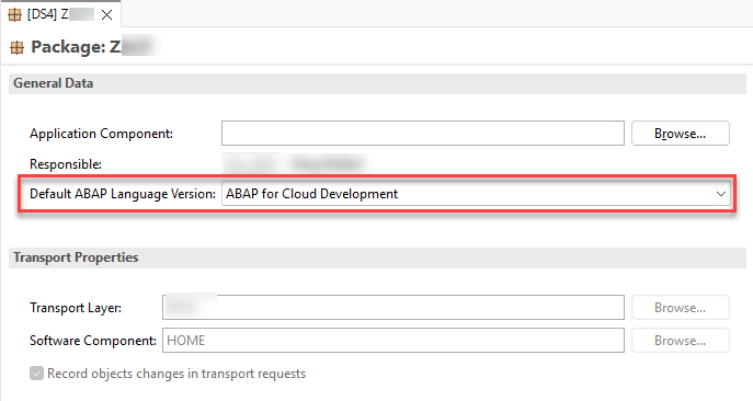 ABAP Cloud Package