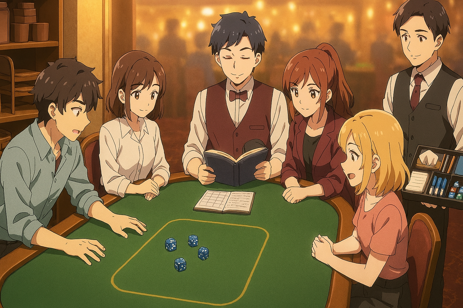 KI Bild Würfel-Casino